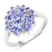 Load image into Gallery viewer, 1.16 Carat Genuine Tanzanite .925 Sterling Silver Ring