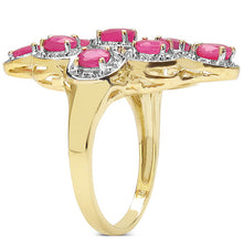 Load image into Gallery viewer, 1.98 Carat Genuine Ruby .925 Sterling Silver Ring