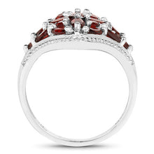 Load image into Gallery viewer, 2.24 Carat Genuine Garnet .925 Sterling Silver Ring