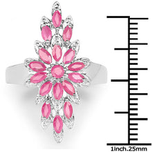 Load image into Gallery viewer, 2.04 Carat Genuine Ruby .925 Sterling Silver Ring