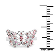 Load image into Gallery viewer, 0.83 Carat Genuine Pink Tourmaline .925 Sterling Silver Ring