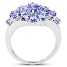 Load image into Gallery viewer, 4.20 Carat Genuine Tanzanite .925 Sterling Silver Ring