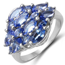 Load image into Gallery viewer, 2.48 Carat Genuine Tanzanite .925 Sterling Silver Ring