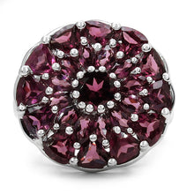 Load image into Gallery viewer, 5.08 Carat Genuine Rhodolite .925 Sterling Silver Ring