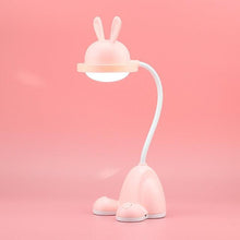 Load image into Gallery viewer, Rabbit LED Table Lamp Kids Desk Bunny Night Lights Studying Bedroom Decor Baby Bed Restaurant Living Room Cute Gift USB Charging Cute Study Lamps for Bedroom Décor
