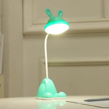 Load image into Gallery viewer, Rabbit LED Table Lamp Kids Desk Bunny Night Lights Studying Bedroom Decor Baby Bed Restaurant Living Room Cute Gift USB Charging Cute Study Lamps for Bedroom Décor