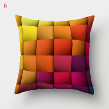 Load image into Gallery viewer, Rainbow Pillowcase Colorful Pillow Covers Cushion Cover Rainbow Throw Pillow Case Cushion Covers Abstract Swirl Rainbow Blue Green Red Bright Colors Wave Blend Throw Pillow Covers