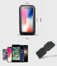 Load image into Gallery viewer, Rainproof Bicycle Bag Frame Front Top Tube Cycling Bag Reflective 6.5in Phone Case Touchscreen Bag Bike Accessories Bike Phone Bag Bicycle Bag Front Frame Pouch Top Tube Pouch Waterproof Bike Holder Accessories Bag Mount Handlebar Cell Phone