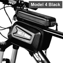 Load image into Gallery viewer, Rainproof Bicycle Bag Frame Front Top Tube Cycling Bag Reflective 6.5in Phone Case Touchscreen Bag Bike Accessories Bike Phone Bag Bicycle Bag Front Frame Pouch Top Tube Pouch Waterproof Bike Holder Accessories Bag Mount Handlebar Cell Phone