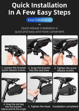 Load image into Gallery viewer, Rainproof Bicycle Bag Shock Proof Bike Bag For Reflective Large Capacity Seat Bike Bag Accessories Bag Seat Bag Bike Bag Under Seat Bicycle Bag Cycling Accessories Storage Pouch Bike For Mountain Road Bike
