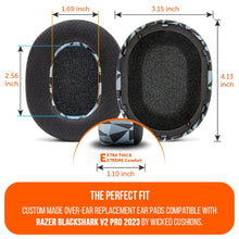 Load image into Gallery viewer, Razer Blackshark V2 Pro 2023 Earpads - WC FreeZe Cooling Gel