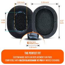 Load image into Gallery viewer, Razer Blackshark V2 Pro Earpads - WC FreeZe Cooling Gel (PRE 2023 model)