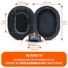 Load image into Gallery viewer, Razer Blackshark V2 Pro Earpads - WC FreeZe Cooling Gel (PRE 2023 model)