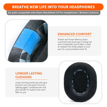 Load image into Gallery viewer, Razer Blackshark V2 Pro Earpads - WC FreeZe Cooling Gel (PRE 2023 model)