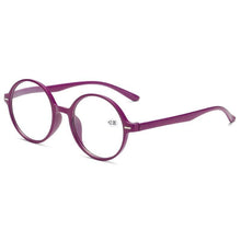 Load image into Gallery viewer, Read Eyeglass Men Women Round Vintage Reading Glasses Blue Light Blocking Glasses Men Women Retro Thick Round Rim Frame Eyeglasses Light Weight With Spring Hinge Easy To Carry +1 +1.5 +2 +2.5 +3 +3.5