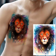 Load image into Gallery viewer, Realistic Black Temporary Small Big Tattoos Space Planets Animals Tatoos Waterproof Face Hands Tattoos For Girls Mens
