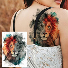 Load image into Gallery viewer, Realistic Black Temporary Small Big Tattoos Space Planets Animals Tatoos Waterproof Face Hands Tattoos For Girls Mens