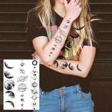 Load image into Gallery viewer, Realistic Tattoos Temporary Womens Flower Sticker Tattoos Waterproof Women Body Art Fake Legs Tattoo Stickers