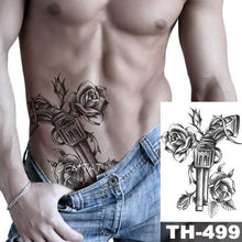 Load image into Gallery viewer, Realistic Temporary Lion Wolf Sticker Tattoo Waterproof Elegant Body Arm Warrior Tattoo For Mens