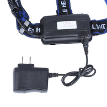 Load image into Gallery viewer, Rechargeable Adjustable 10000LM Led Headlamp Micro USB Charger Flashlight Head Lamp Portable Light Torch Flashlight For Night Work Camping Hiking Walking