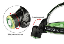 Load image into Gallery viewer, Rechargeable Adjustable 10000LM Led Headlamp Micro USB Charger Flashlight Head Lamp Portable Light Torch Flashlight For Night Work Camping Hiking Walking