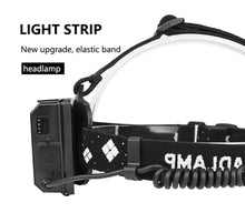 Load image into Gallery viewer, Rechargeable Adjustable Brightest Zoomable Powerful XHP160 LED Headlamp Waterproof Headlight Power Bank 18650 Battery Headlamps For Hiking Camping Fishing Running