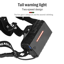 Load image into Gallery viewer, Rechargeable Adjustable Brightest Zoomable Powerful XHP160 LED Headlamp Waterproof Headlight Power Bank 18650 Battery Headlamps For Hiking Camping Fishing Running