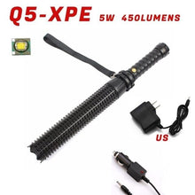 Load image into Gallery viewer, Rechargeable Adjustable LED Flashlights High Lumen Super Bright Handheld Waterproof Zoomable Portable Flashlight For Outdoor Baseball Bat Hiking CampingSelf Defense