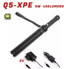 Load image into Gallery viewer, Rechargeable Adjustable LED Flashlights High Lumen Super Bright Handheld Waterproof Zoomable Portable Flashlight For Outdoor Baseball Bat Hiking CampingSelf Defense