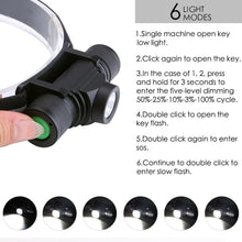 Load image into Gallery viewer, Rechargeable Adjustable LED Power Headlamp USB Flashlight Waterproof Headlight Torch Light Work Lamp For Outdoors Camping Running Survival Hiking