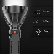 Load image into Gallery viewer, Rechargeable Adjustable USB LED Portable Rotary High Lumen Zoombale Super Strong Flashlight Ultra-bright For Long-range Outdoor Camping Fishing Hiking Riding Walking Jogging Flashlight
