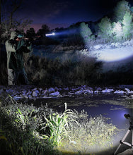 Load image into Gallery viewer, Rechargeable Adjustable Zoomable Waterproof LED Flashlight Super bright LED Tactical Torch Flashlight For Night Riding Camping Hiking Hunting & Indoor Activities