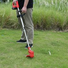 Load image into Gallery viewer, Rechargeable Electric Cordless Grass Trimmer with Alloy Saw Blade