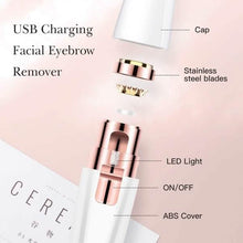 Load image into Gallery viewer, Rechargeable Facial Hair Remover and Eyebrow Trimmer