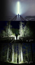 Load image into Gallery viewer, Rechargeable Handheld Flashlights Waterproof 3 Switch Mode Powerful High Lumens Spotlight Fashlight High Power Portable LED Waterproof Outdoor Long Lasting Spot Light Flashlight For Home & Outdoor Use