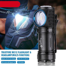 Load image into Gallery viewer, Rechargeable High Lumen Super Bright Powerful LED CREE XP-L HI Flashlight Magnetic Water & Impact Resistant Handheld Flashlights For Outdoor Camping Hiking Riding
