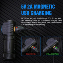 Load image into Gallery viewer, Rechargeable High Lumen Super Bright Powerful LED CREE XP-L HI Flashlight Magnetic Water & Impact Resistant Handheld Flashlights For Outdoor Camping Hiking Riding