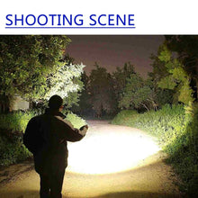 Load image into Gallery viewer, Rechargeable LED Flashlight High Lumen USB Ultra Bright Adjustable Powerful Zoomable Flashlight Water Resistant For Daily Household and Outdoor Camping Hiking Riding Running