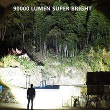 Load image into Gallery viewer, Rechargeable LED Flashlights 90000 Lumens