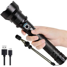 Load image into Gallery viewer, Rechargeable LED Flashlights 90000 Lumens