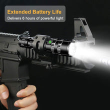 Load image into Gallery viewer, Rechargeable LED Tactical Flashlights Waterproof Powerful High Lumen Super Bright Power LED Aluminum Flashlight For Hiking Outdoor Camping Fishing Jogging Running HouseholdPowerful Light