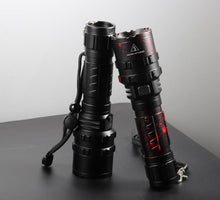 Load image into Gallery viewer, Rechargeable LED Tactical Flashlights Waterproof Powerful High Lumen Super Bright Power LED Aluminum Flashlight For Hiking Outdoor Camping Fishing Jogging Running HouseholdPowerful Light