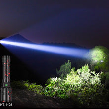 Load image into Gallery viewer, Rechargeable LED Tactical Flashlights Waterproof Powerful High Lumen Super Bright Power LED Aluminum Flashlight For Hiking Outdoor Camping Fishing Jogging Running HouseholdPowerful Light