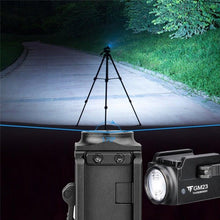 Load image into Gallery viewer, Rechargeable Spotlight Flashlight Waterproof Adjustable High Lumen Super Bright USB LED Tactical Flashlight Gift Giving Torch Rail Mounted Flashlight For Outdoor Camping Hiking Fishing Jogging Walking