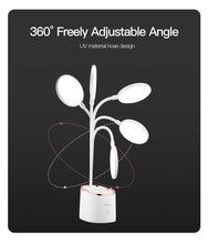 Load image into Gallery viewer, Rechargeable Table Lamp Storage Pen Holder Lamps Table 18 PCS LED Touch Table Lamp USB Hose Phone Stand Student Desk Lamp Decorative Table Lamp Cute Study Lamps for Bedroom Décor