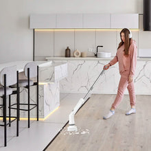 Load image into Gallery viewer, Rechargeable Telescopic Cleaning Brush 6 Replaceable Heads 2 Speed Adjustable Extension Arm