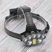 Load image into Gallery viewer, Rechargeable Ultra Bright Headlamp LED High Lumen Headlamp USB Waterproof Flashlight Outdoor Camping 6 Modes Headlight For Outdoor Camping Cycling Running Fishing.