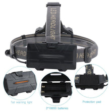 Load image into Gallery viewer, Rechargeable Ultra Bright Headlamp LED High Lumen Headlamp USB Waterproof Flashlight Outdoor Camping 6 Modes Headlight For Outdoor Camping Cycling Running Fishing.