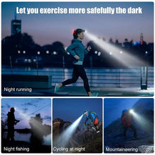 Load image into Gallery viewer, Rechargeable Ultra-bright High Lumen LED Headlamp Hands-Free USB Zoomable Headlight Waterproof Super Bright Head Lights For Fishing Camping Hiking Riding JoggingTorch Flashlight