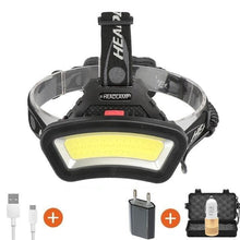 Load image into Gallery viewer, Rechargeable Usb Headlamp 500m Long Range Waterproof Headlight Lightweight Flashlight Hight Lumens Adjustable Floodlight For Outdoor Searchlight Hiking Camping Running Fishing Best Headlamps